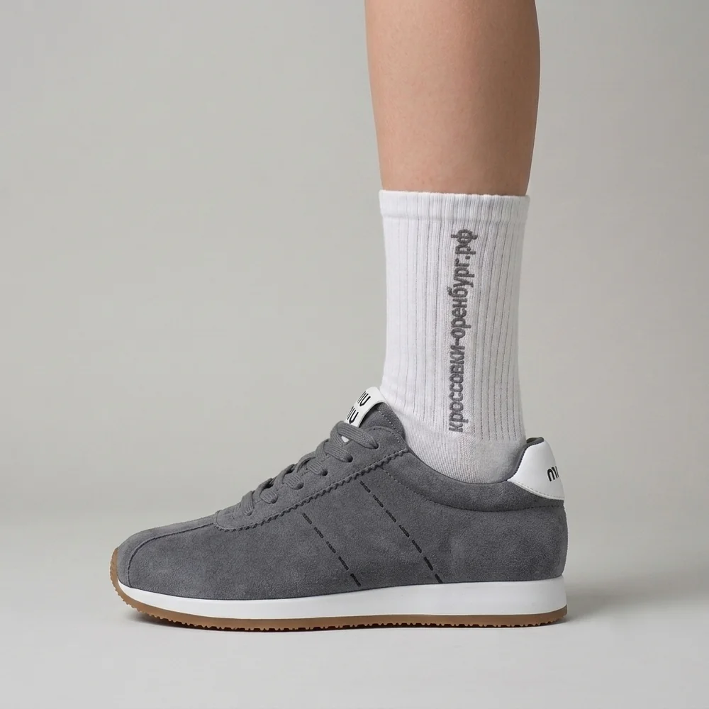 Кеды серые замша (Арт. 8101) • ул. Ленинская 43, ТД Весна, 2 этаж • м-н SPORT SHOP • кроссовки-оренбург.рф