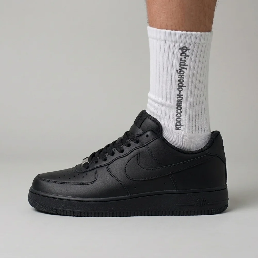 Кроссовки черные кожа (Арт. 9053) • ул. Ленинская 43, ТД Весна, 2 этаж • м-н SPORT SHOP • кроссовки-оренбург.рф