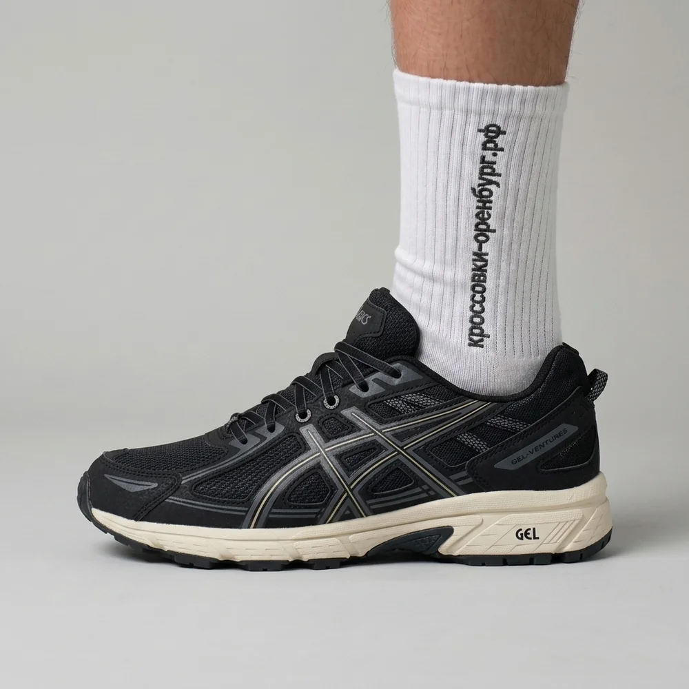 Кроссовки черные аси (Арт. 9141) • ул. Ленинская 43, ТД Весна, 2 этаж • м-н SPORT SHOP • кроссовки-оренбург.рф