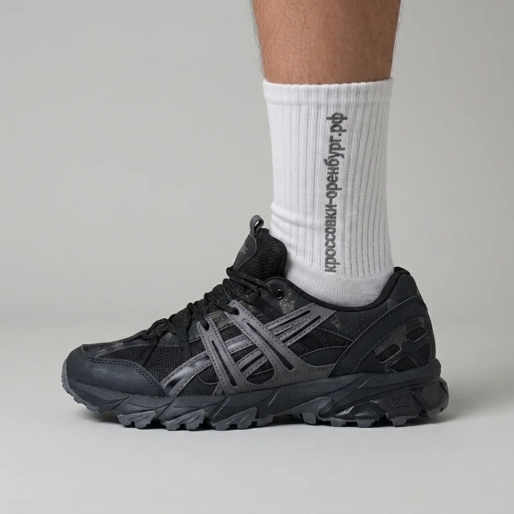 Кроссовки черные аси (Арт. 9211) • ул. Ленинская 43, ТД Весна, 2 этаж • м-н SPORT SHOP • кроссовки-оренбург.рф